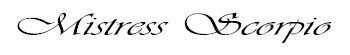 Mistress Scorpio